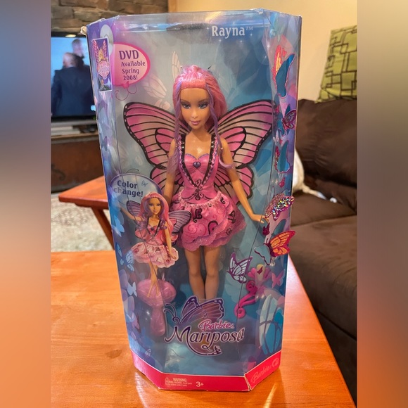 Rare Barbie mariposa Rayna doll